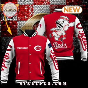 Custom Cincinnati Reds Red Baseball Jacket