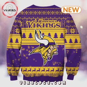 Minnesota Vikings Christmas Grinch Knitted Sweater