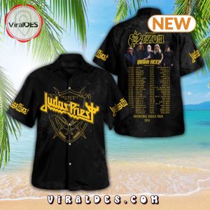 Judas Priest Invincible Shield Tour 2024 Hawaiian Shirt