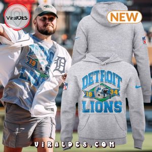 NFL Detroit Lions Football Grey Hoodie