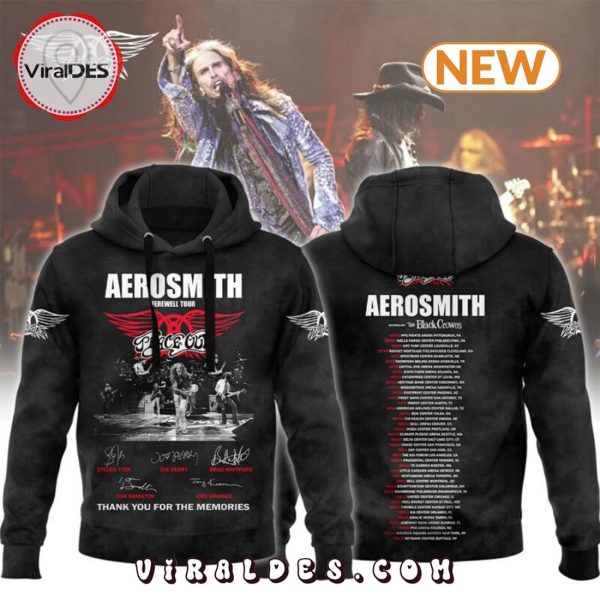 Aerosmith Peace Out 2024 Tour Hoodie