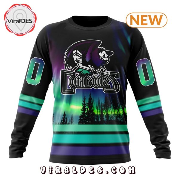 AHL Bakersfield Condors Special Northern Lights Hoodie