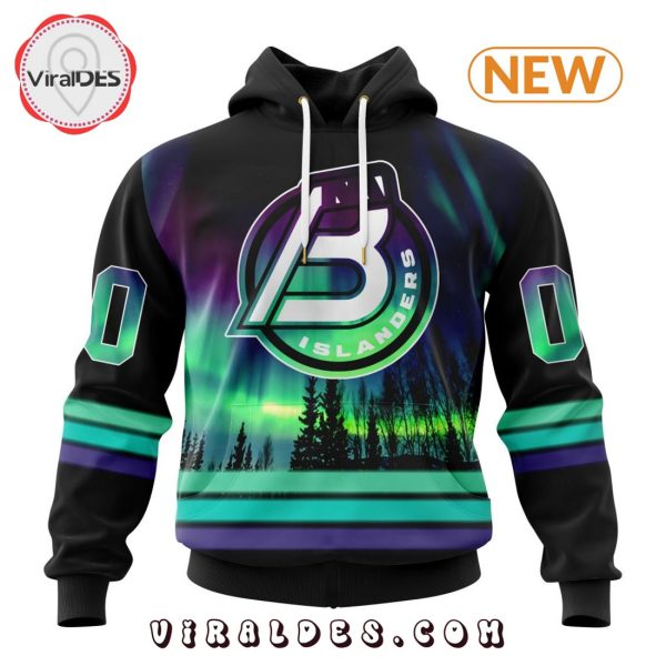 AHL Bridgeport Islanders Special Northern Lights Hoodie