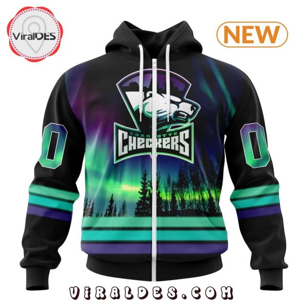 AHL Charlotte Checkers Special Northern Lights Hoodie