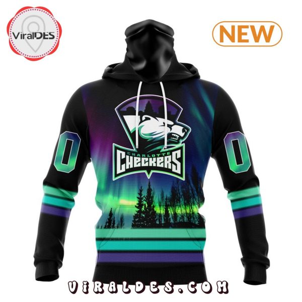 AHL Charlotte Checkers Special Northern Lights Hoodie