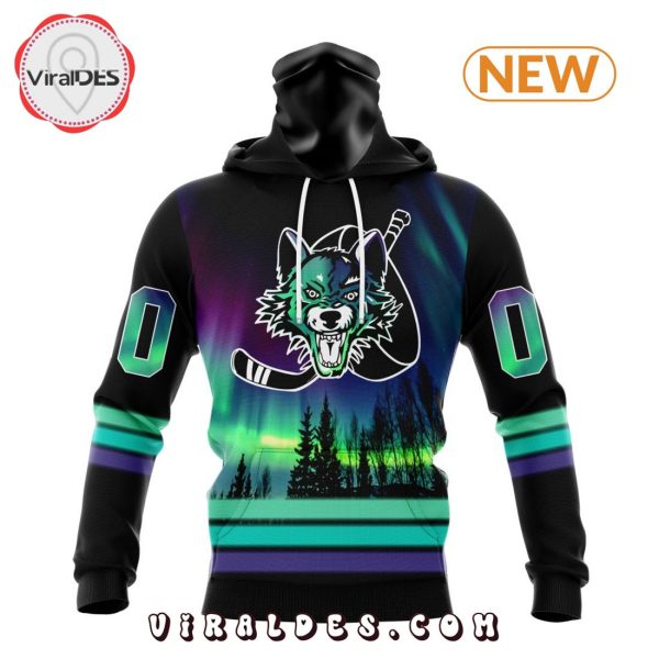 AHL Chicago Wolves Special Northern Lights Hoodie