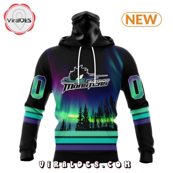 AHL Cleveland Monsters Special Northern Lights Hoodie