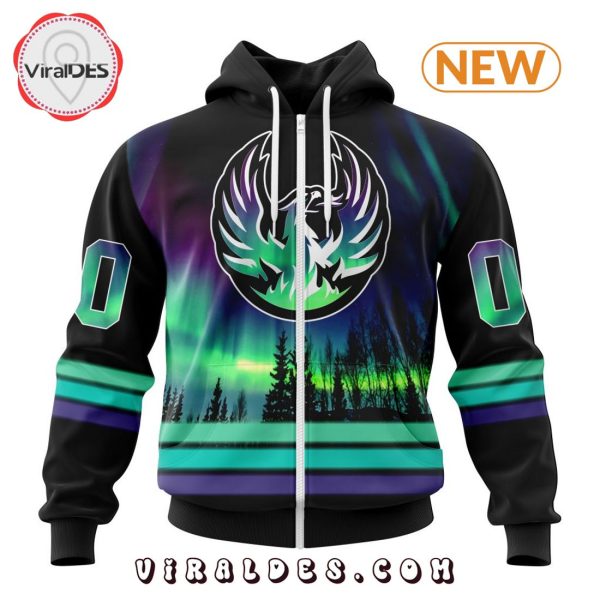 AHL Coachella Valley Firebirds Special Northern Lights Hoodie