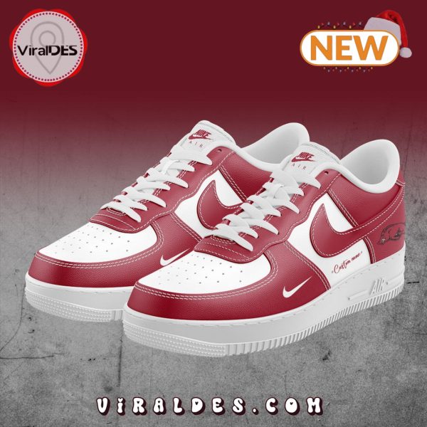 Arkansas Razorbacks Custom Air Force 1 Sneakers