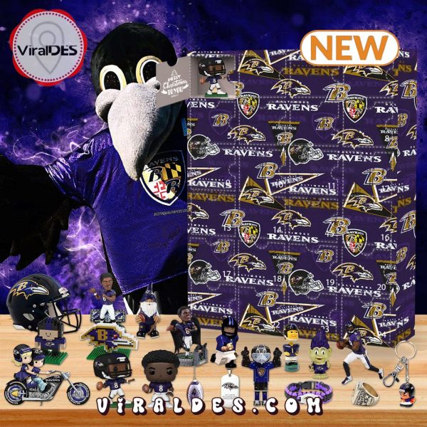 Baltimore Ravens Advent Calendar, Gifts For Fans