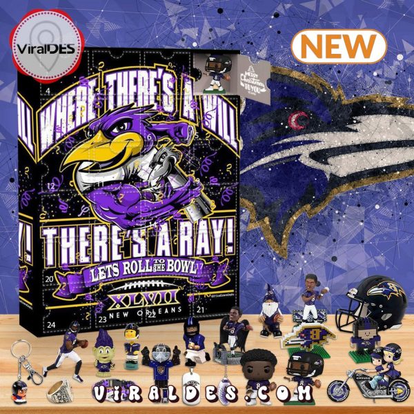 Baltimore Ravens Advent Calendar – The One With 24 Little Doors