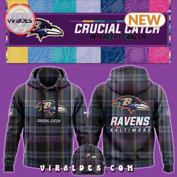 Baltimore Ravens Crucial Catch Hoodie, Cap