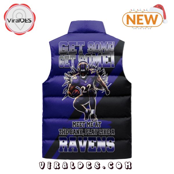 Baltimore Ravens Sleeveless Puffer Jacket