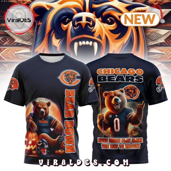 Bear Down Chicago Bears Pumpkin Shirt