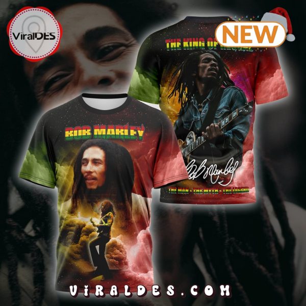 Bob Marley The King Of Reggae Signatures Shirt