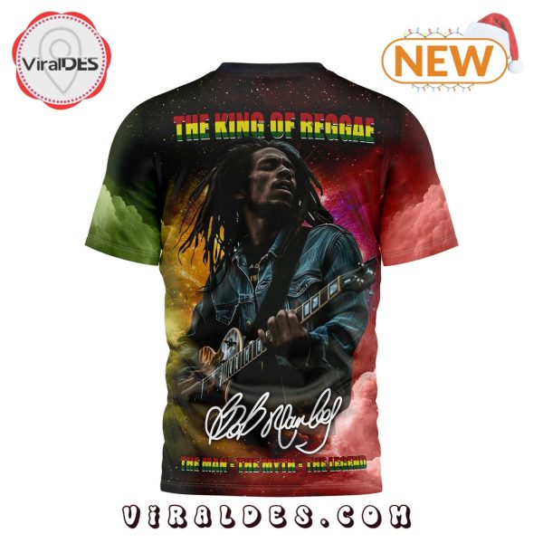 Bob Marley The King Of Reggae Signatures Shirt