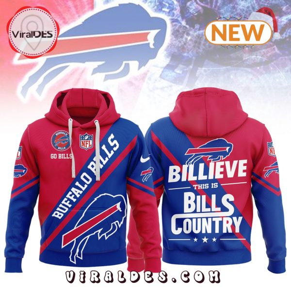 Buffalo Bills Billieve This Is Bills Country Hoodie