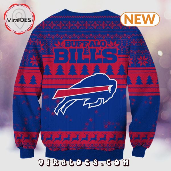 Buffalo Bills Christmas Grinch Knitted Sweater