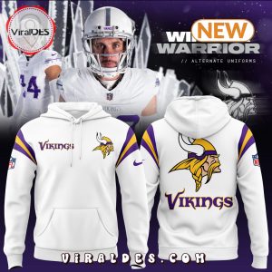 Winter Warrior Minnesota Vikings White Hoodie