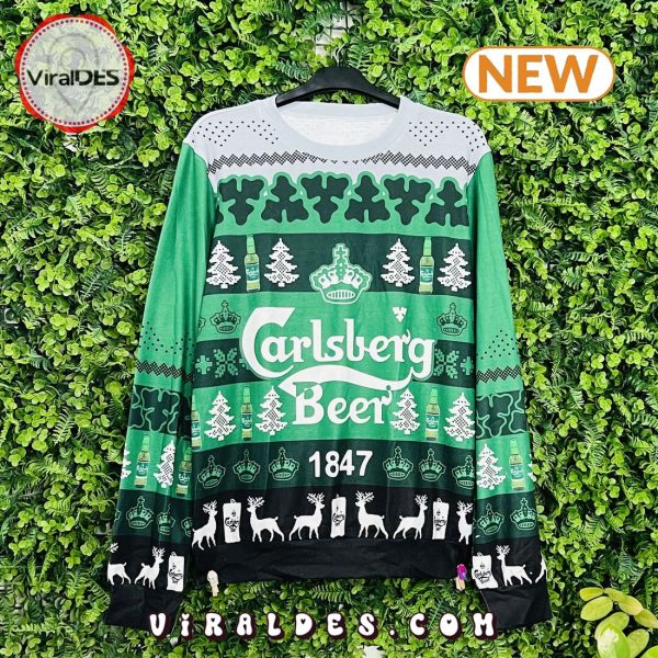 Carlsberg Beer Ugly Christmas Sweater