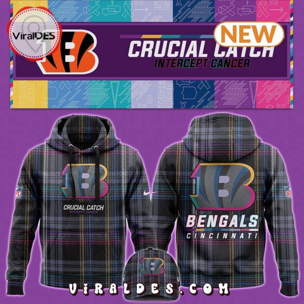 Cincinnati Bengals Crucial Catch Hoodie, Jogger, Cap