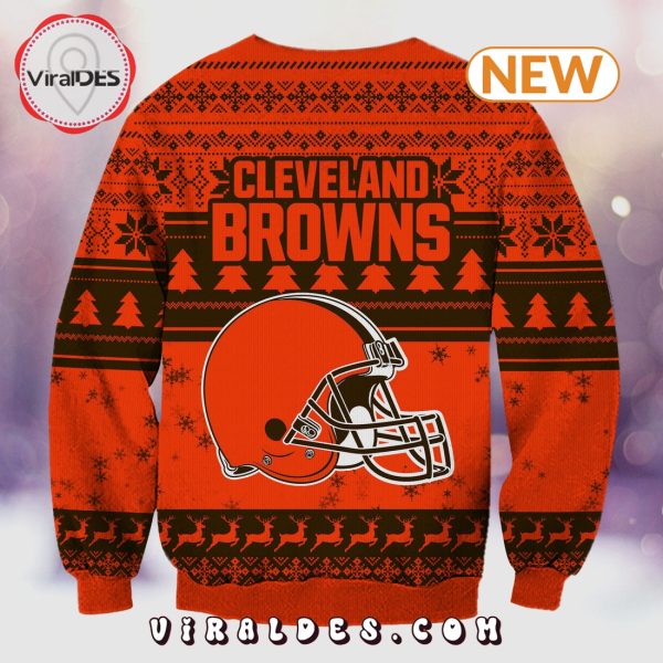 Cleveland Browns Christmas Grinch Knitted Sweater