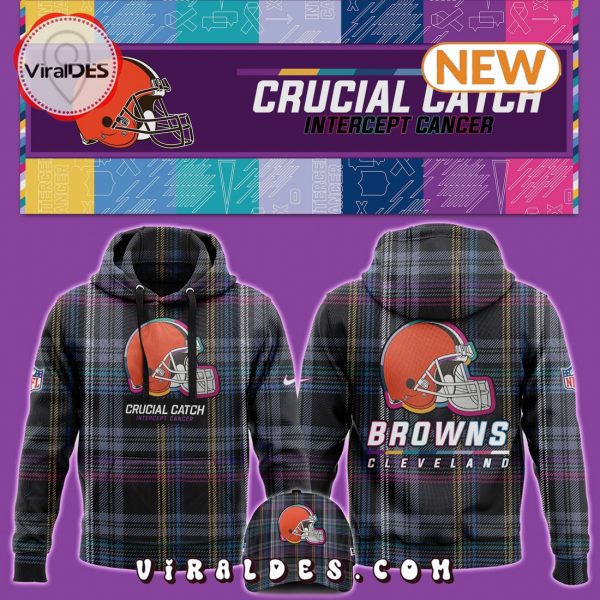 Cleveland Browns Crucial Catch Hoodie, Jogger, Cap