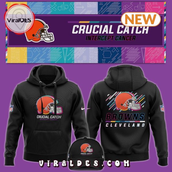 Cleveland Browns NFL Crucial Catch Hoodie, Jogger, Cap