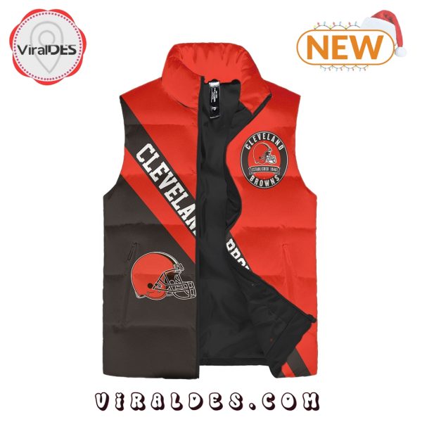 Cleveland Browns Sleeveless Puffer Jacket