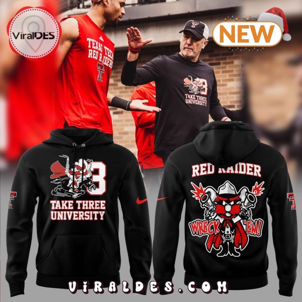 Coach Texas Tech Football Black Hoodie