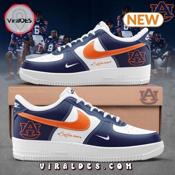 Custom Auburn Football Air Force 1 Sneakers