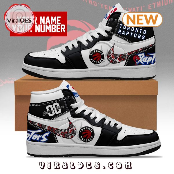 Custom Toronto Raptors Air Jordan 1 Hightop Sneakers