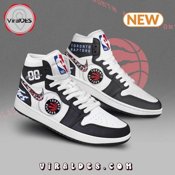 Custom Toronto Raptors Air Jordan 1 Hightop Sneakers