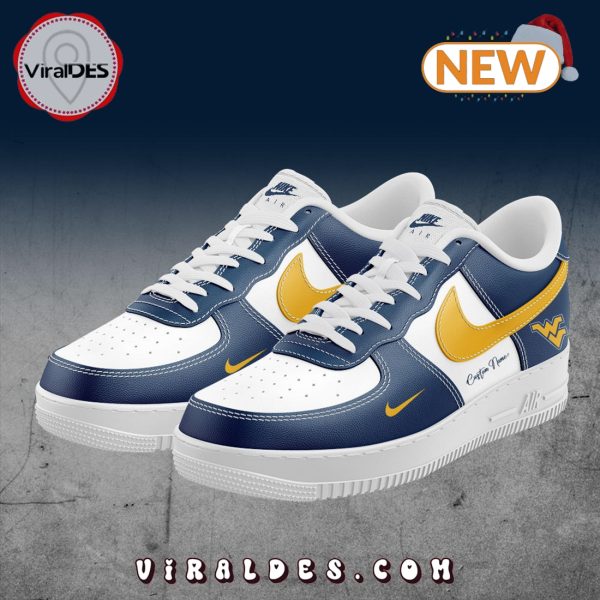 Custom West Virginia Football Air Force 1 Sneakers