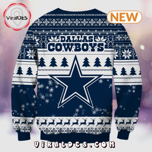 Dallas Cowboys Christmas Grinch Knitted Sweater