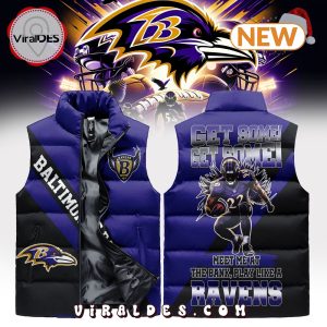 Baltimore Ravens Sleeveless Puffer Jacket