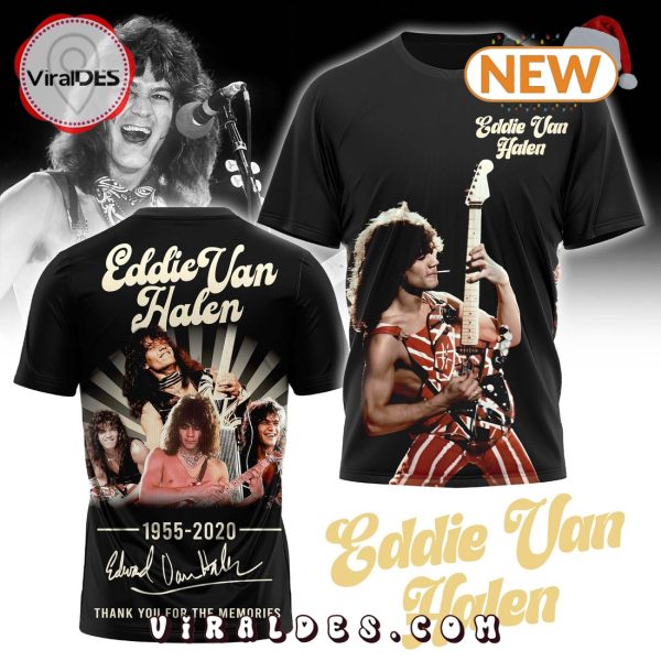 Eddie Van Halen Thank You For The Memories Shirt