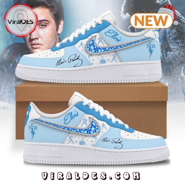 Elvis Presley King of Rock Air Force 1 Sneakers, Elvis Gifts