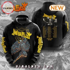 Judas Priest Invincible Shield Black Hoodie