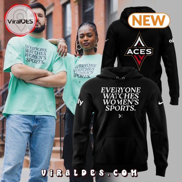 Everyone Watches Sports Las Vegas Aces Black Hoodie, Cap