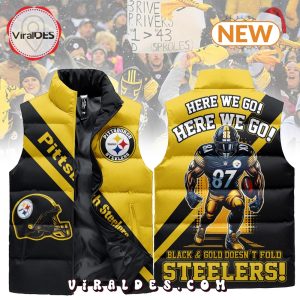 Pittsburgh Steelers Sleeveless Puffer Jacket