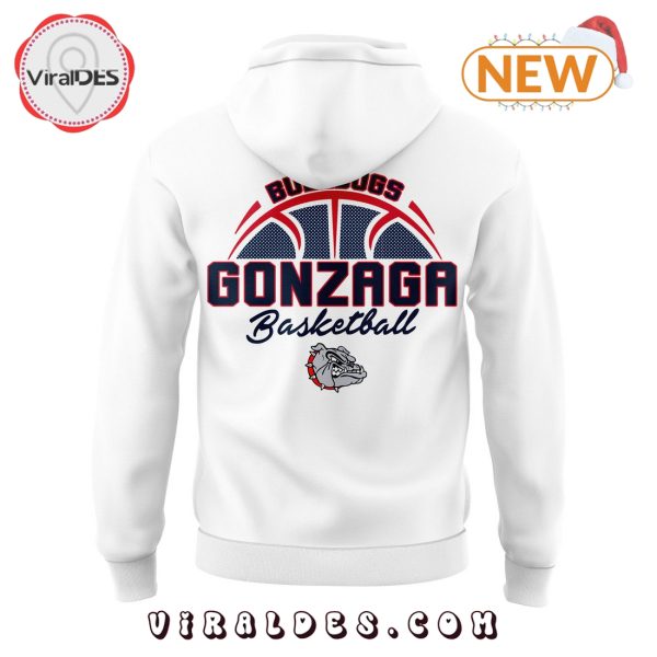 Gonzaga Men’s Basketball White Hoodie