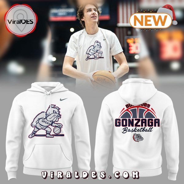 Gonzaga Men’s Basketball White Hoodie