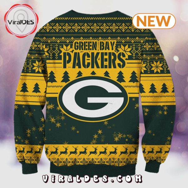 Green Bay Packers Christmas Grinch Knitted Sweater