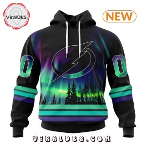 NHL Tampa Bay Lightning Special Northern Lights Hoodie