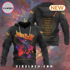 Judas Priest Men’s Invincible Shield Black Hoodie