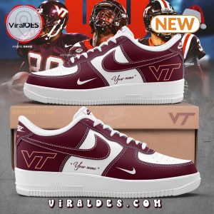 Custom Virginia Tech For Fans Air Force 1 Sneakers