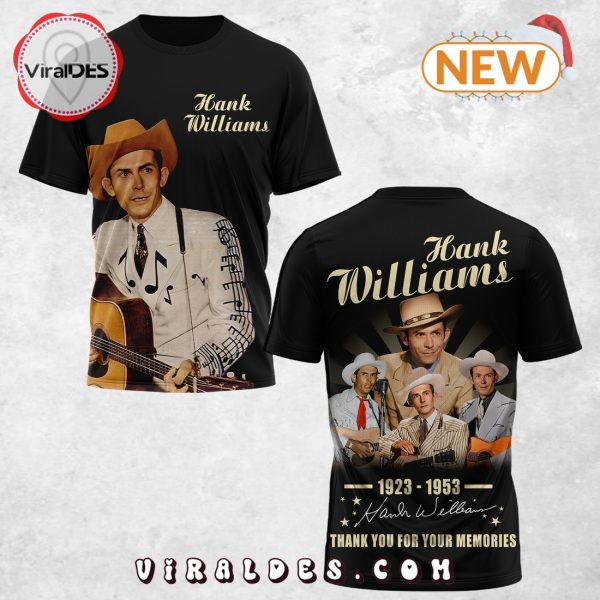 Hank Williams Thank You For The Memories Shirt