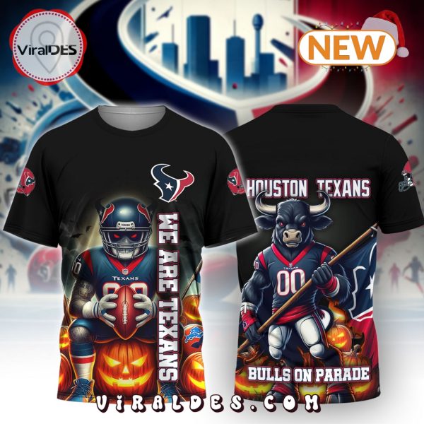 Houston Texans Bulls On Parade Pumpkin Shirt