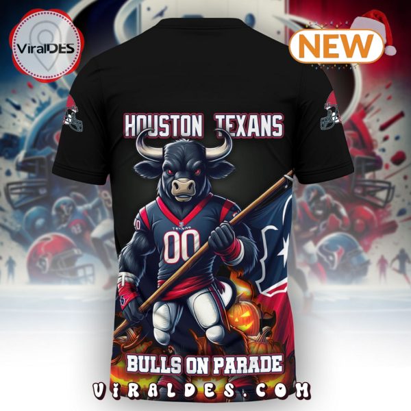 Houston Texans Bulls On Parade Pumpkin Shirt